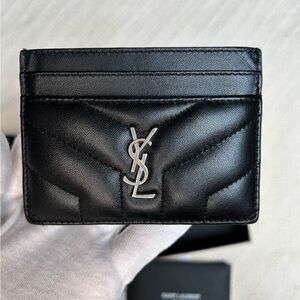 ❌SOLD❌ FULL INCLUSION Saint Laurent Quilted Card Holder